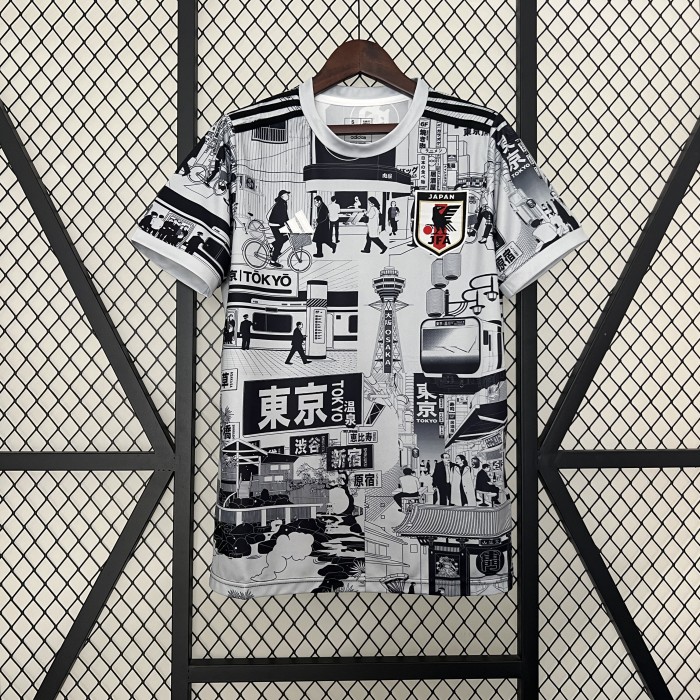 Fan Version 2024 Japan Black Tokyo Edition Soccer Jersey Football Shirt