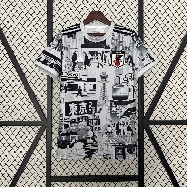 Fan Version 2024 Japan Black Tokyo Edition Soccer Jersey Football Shirt
