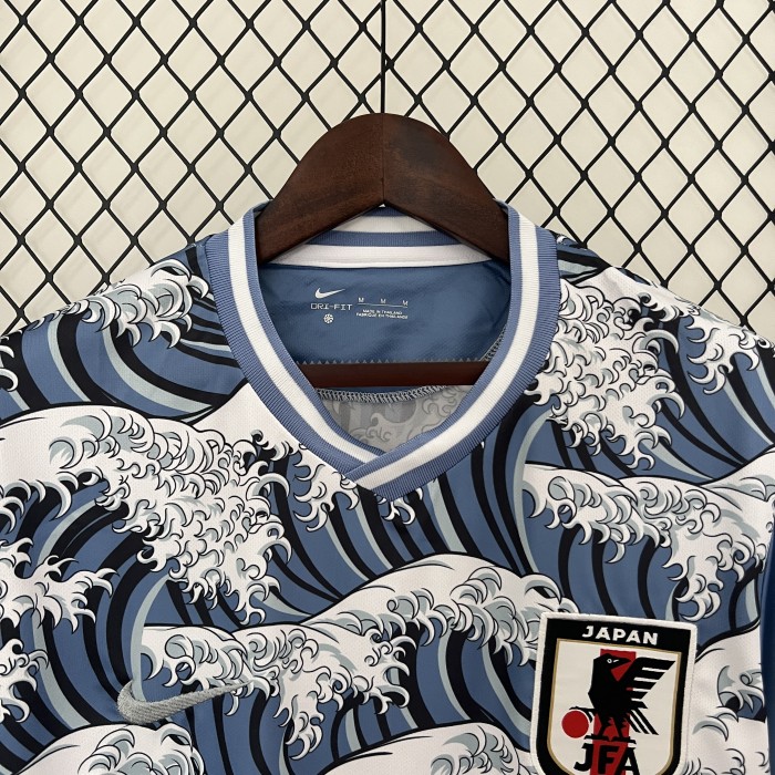 Fan Version 2024 Japan Light Blue Soccer Jersey Football Shirt