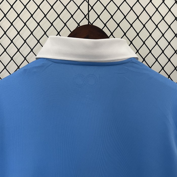 Fan Version Japan 100th Anniversary Blue Soccer Jersey Football Shirt