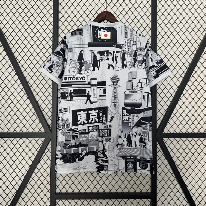 Fan Version 2024 Japan Black Tokyo Edition Soccer Jersey Football Shirt