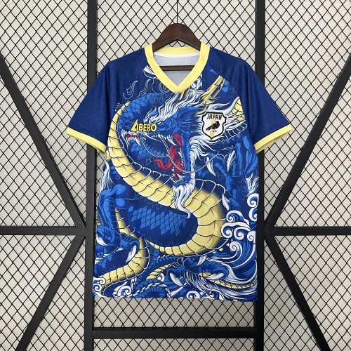 Fan Version 2024 Japan Blue Soccer Jersey Football Shirt