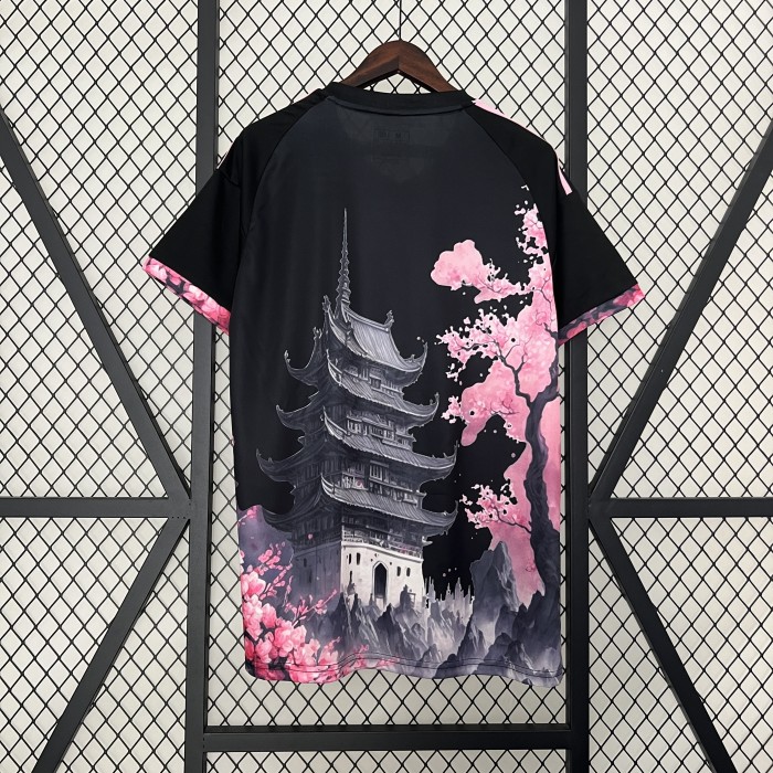 Fans Version 2023 Japan Special Editiona Pink/Black Dragon Soccer Jersey