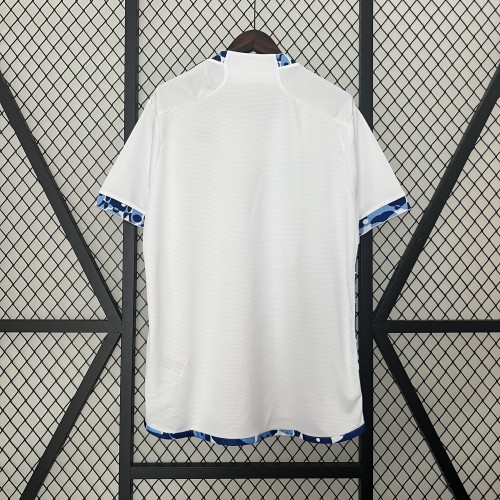 Fan Version 2024-2025 Cruzeiro Away White Football Shirt Soccer Jersey