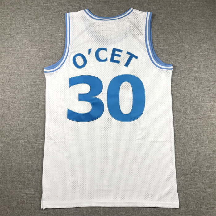 Perc O'Cet Movie 30 White NBA Shirt Basketball Jersey