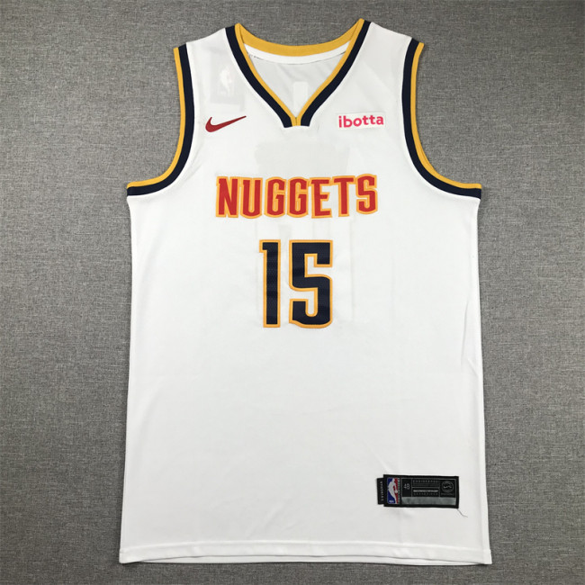 Unisex Jordan Brand Nikola Jokic 15 White Denver Nuggets Swingman Jersey