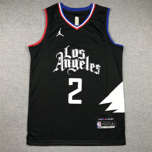 Statement Edition Los Angeles Clippers 2 LEONARD Black NBA Jersey Basketball Shirt