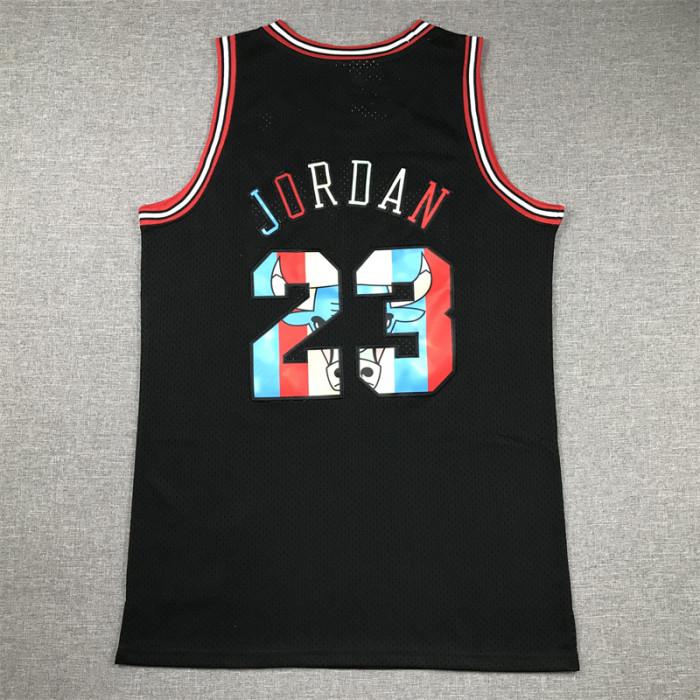 Mitchell&ness 1997-98 Chicago Bulls 23 JORDAN Basketball Shirt Black NBA Jersey