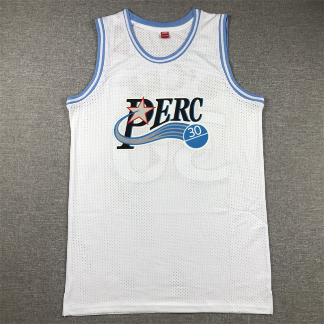 Perc O'Cet Movie 30 White NBA Shirt Basketball Jersey