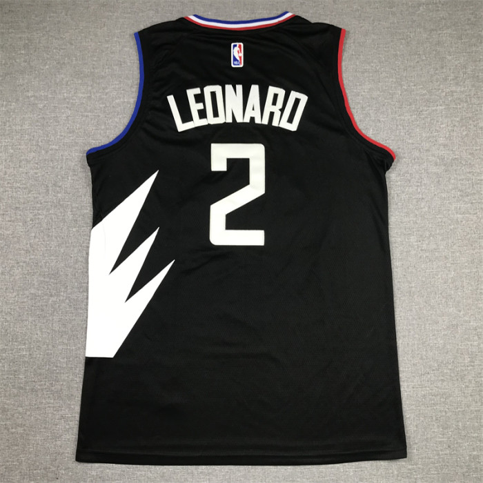 Statement Edition Los Angeles Clippers 2 LEONARD Black NBA Jersey Basketball Shirt