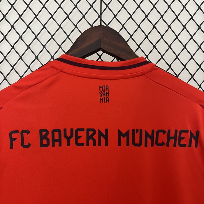 Fan Version 2024-2025 Bayern Munich Home Soccer Jersey Bayern Munchen Football Shirt
