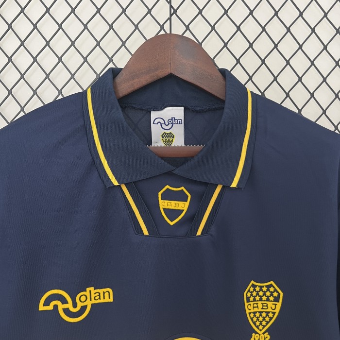 Retro Jersey 1994-1995 Boca Juniors Home Soccer Jersey Vintage Football Shirt