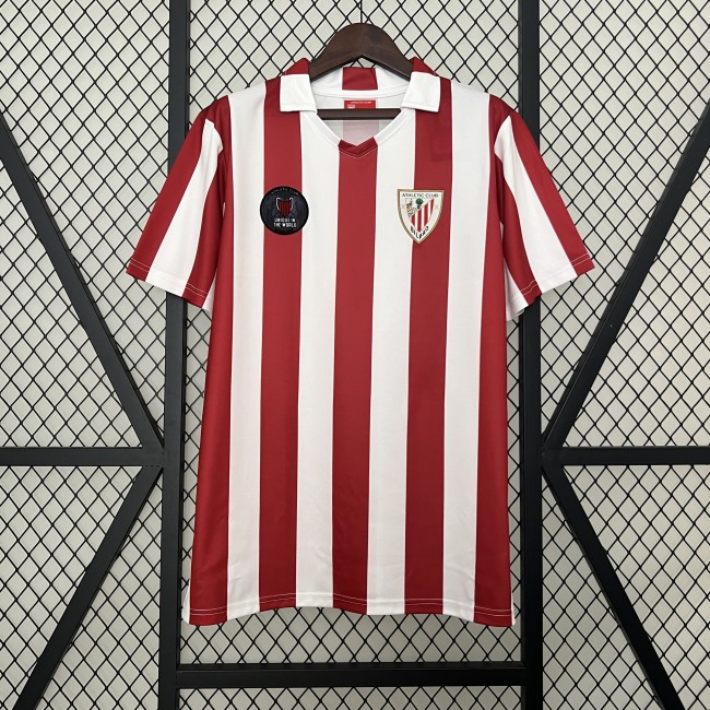 Retro Jersey 1984 Athletic Club de Bilbao Unique In The World Version Soccer Jersey