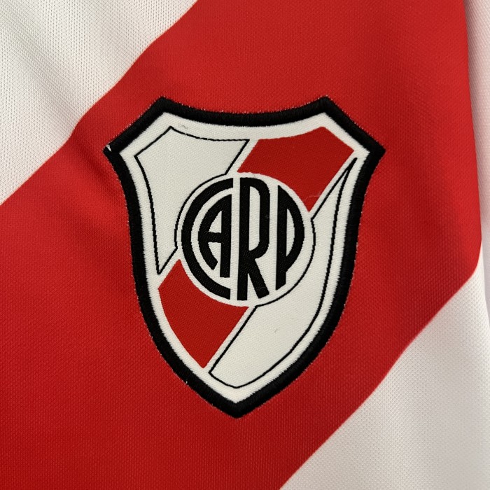 Retro Jersey 1998-1999 River Plate Home Soccer Jersey Vintage Football Shirt