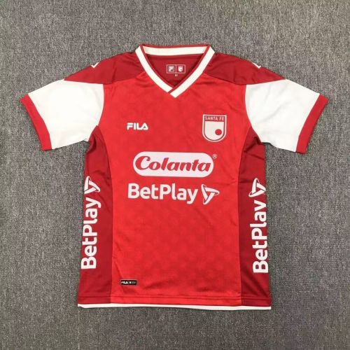 Fans Version 2024-2025 Independiente Santa Fe Red Home Red Soccer Jersey