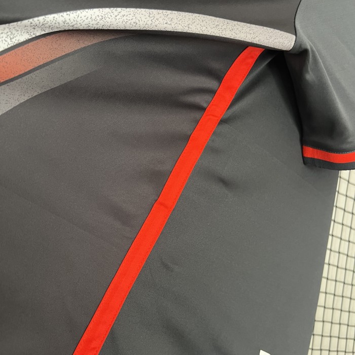 Fan Version 2024-2025 River Plate Third Away Black Soccer Jersey