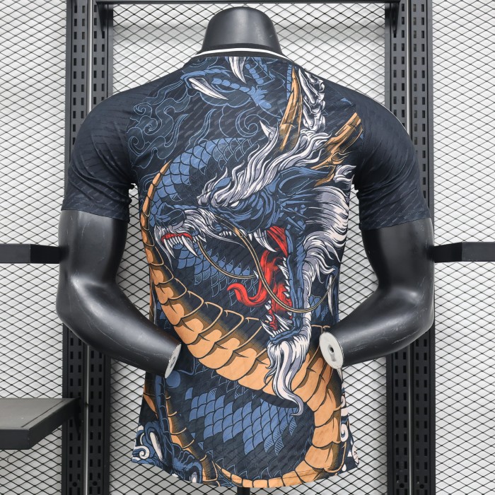 Player Version Japan 2024 Black/Blue Special Version Soccer Jersey Football Shirt