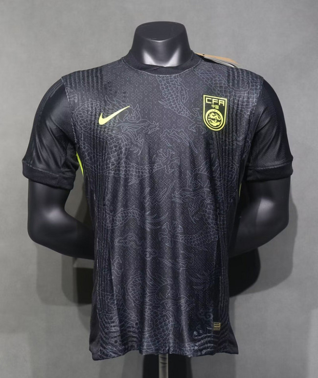 Player Version 2024 China Black Dragon Soccer Jersey Football Shirt
