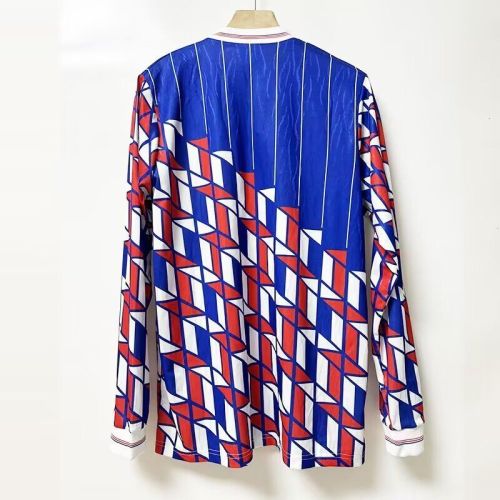 Long Sleeve Retro Jersey 1989-1990 Ajax Away Soccer Jersey Vintage Football Shirt