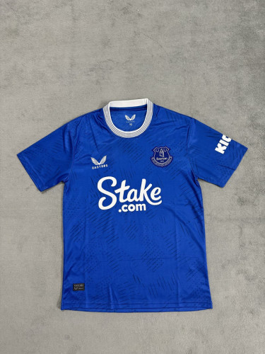 Fan Version 2024-2025 Everton Home Soccer Jersey Football Shirt