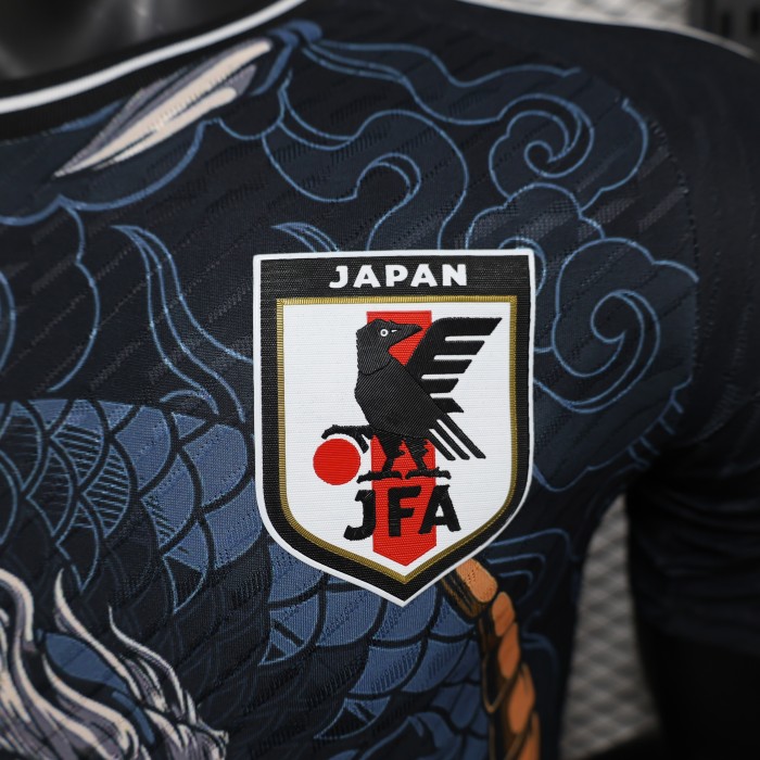 Player Version Japan 2024 Black/Blue Special Version Soccer Jersey Football Shirt