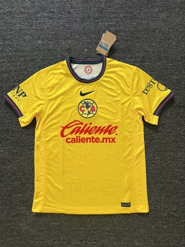 Fan Version 2024-2025 Club America Aguilas Home Soccer Jersey Football Shirt