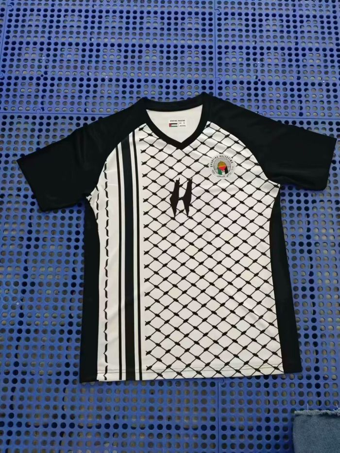 Fan Version 2024 Palestine White Soccer Jersey FC Palestina Football Shirt