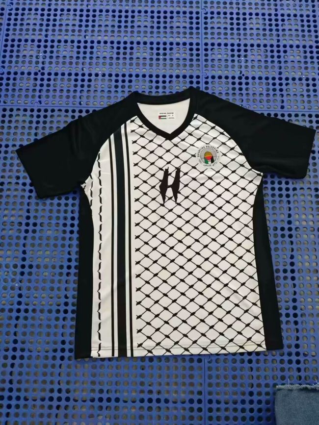 Fan Version 2024 Palestine White Soccer Jersey FC Palestina Football Shirt