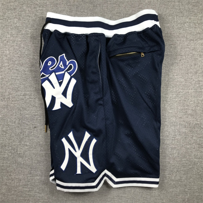 New York Yankees Dark Blue Shorts