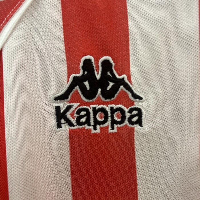 Retro Jersey 1997-1998 Athletic Bilbao 100th Version Home Vintage Soccer Jersey Football Shirt