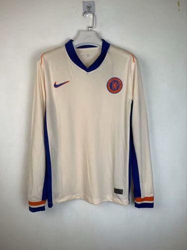 Long Sleeve 2024-2025 Chelsea Away Soccer Jersey Football Shirt