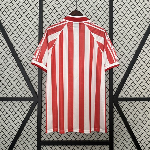 Retro Jersey 1997-1998 Athletic Bilbao 100th Version Home Vintage Soccer Jersey Football Shirt