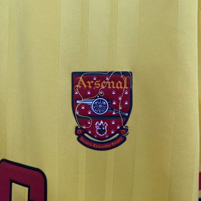 Retro Jersey 1993-1994 Arsenal Away Yellow Soccer Jersey Vintage Football Shirt