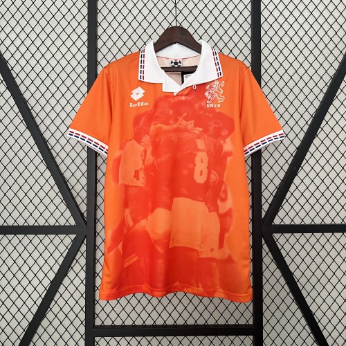 Retro Jersey 1996 Netherlands Home Soccer Jersey Vintage Holland Football Shirt