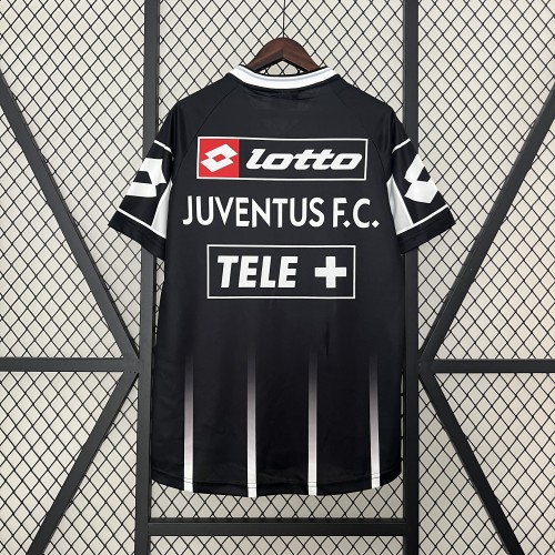Retro Jersey 2000-2001 Juventus Black Soccer Training Jersey Vintage Football Shirt