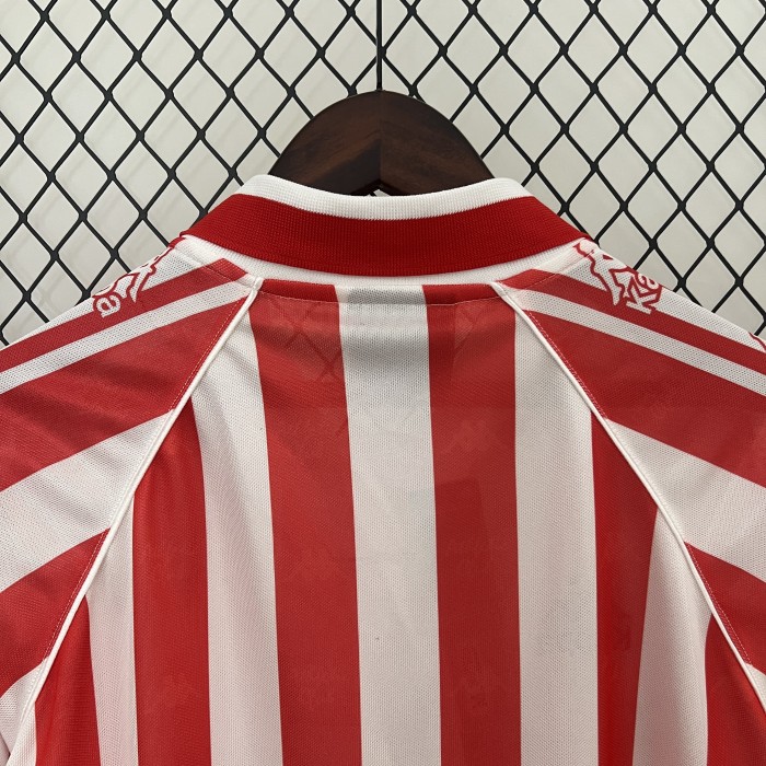 Retro Jersey 1997-1998 Athletic Bilbao 100th Version Home Vintage Soccer Jersey Football Shirt