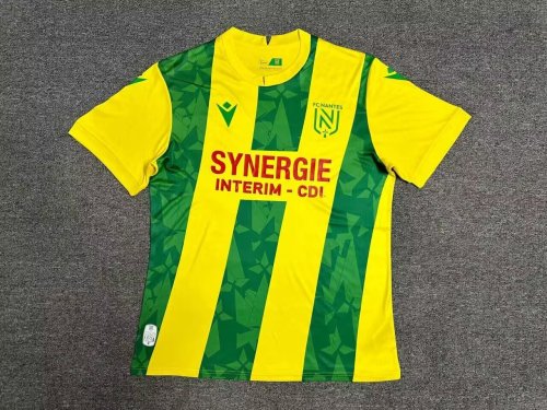 Fans Version 2024-2025 Nantes Home Soccer Jersey Football Shirt
