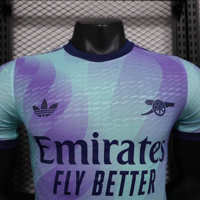 Player Version Arsenal 2024-2025 Third Away Footbal Shirt Soccer Jersey