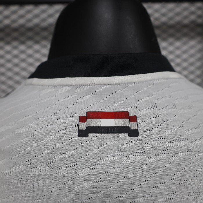 Player Version 2024-2025 Manchester United Third Away White Soccer Jersey Man United Football Shirt