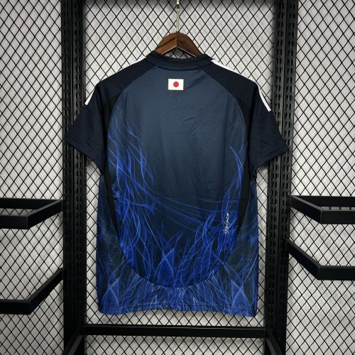 Fan Version Japan 2024 Y-3 Home Blue Soccer Jersey Football Shirt