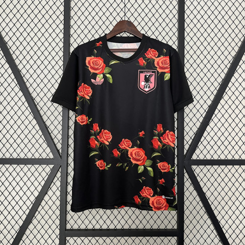 Fan Version Japan 2024 Roses Black Special Edition Soccer Jersey Football Shirt
