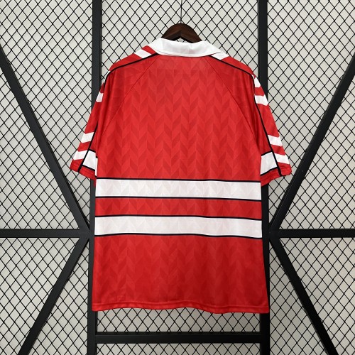 Retro Jersey 1988 Denmark Home Soccer Jersey Vintage Football Shirt