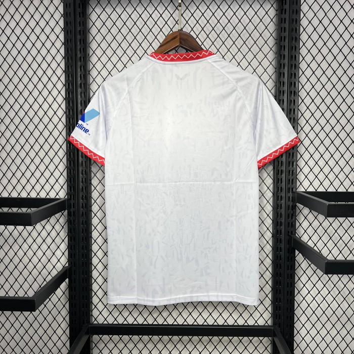 Fans Version 2024-2025 Sevilla Home Soccer Jersey Football Shirt