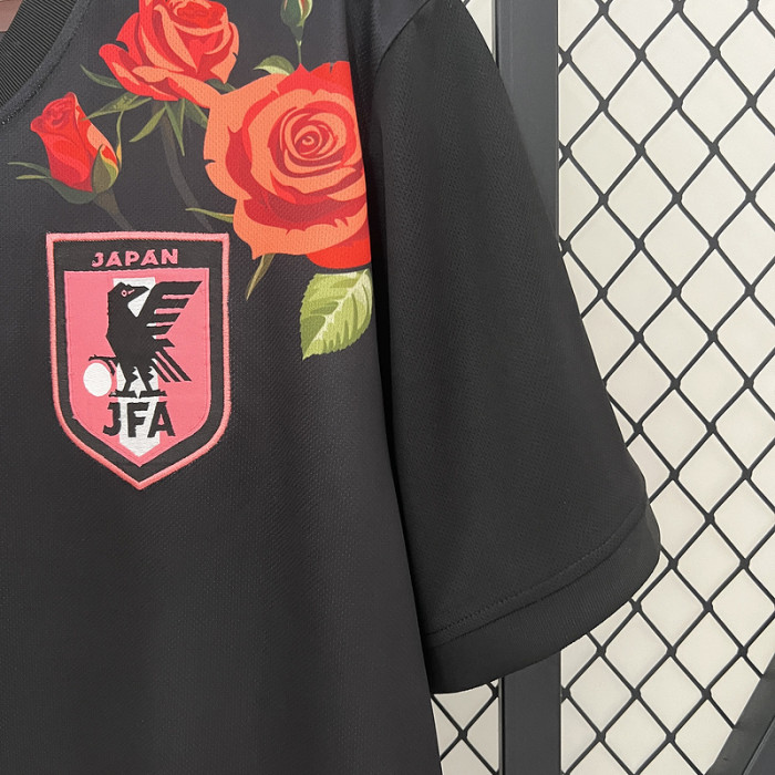 Fan Version Japan 2024 Roses Black Special Edition Soccer Jersey Football Shirt
