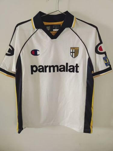 Retro Jersey 2003-2005 Parma NAKATA 7 Away White Soccer Jersey Vintage Football Shirt