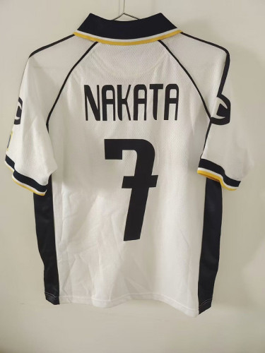 Retro Jersey 2003-2005 Parma NAKATA 7 Away White Soccer Jersey Vintage Football Shirt