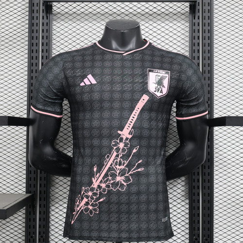 Player Version Japan 2024 Black/Pink Special Edition Soccer Jersey Football Shirt