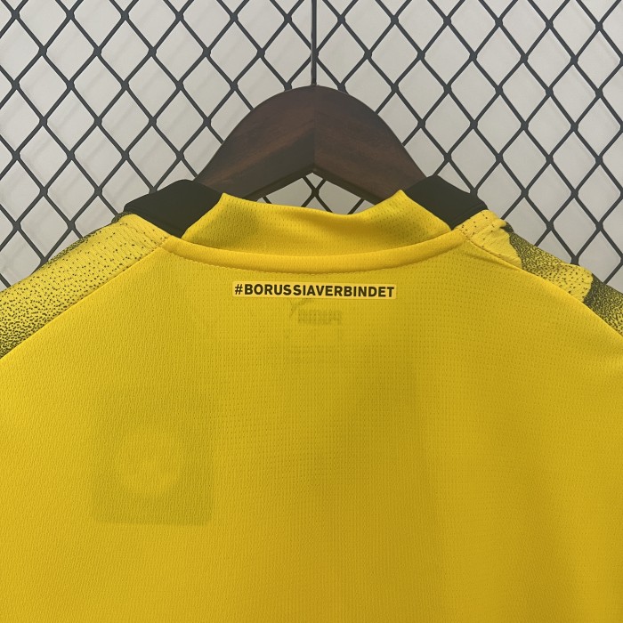 BVB Football Shirt Fans Version 2023-2024 Borussia Dortmund Third Away Yellow Soccer Jersey