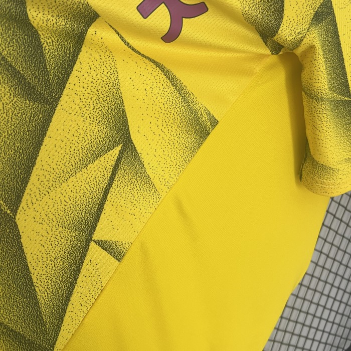 BVB Football Shirt Fans Version 2023-2024 Borussia Dortmund Third Away Yellow Soccer Jersey