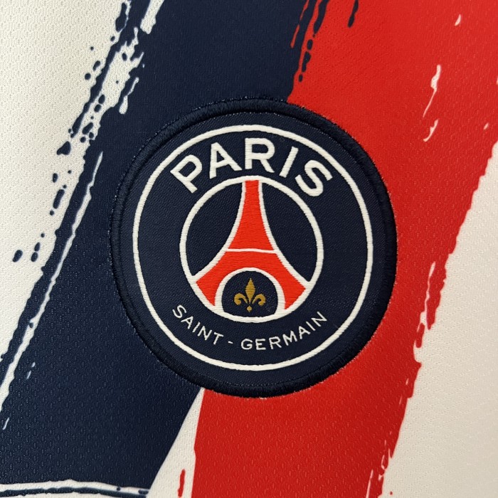 Fan Version 2024-2025 PSG Away White Soccer Jersey Paris Football Maillot